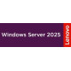Lenovo Windows Server 2025 Licencia de acceso de cliente (CAL) Licencia